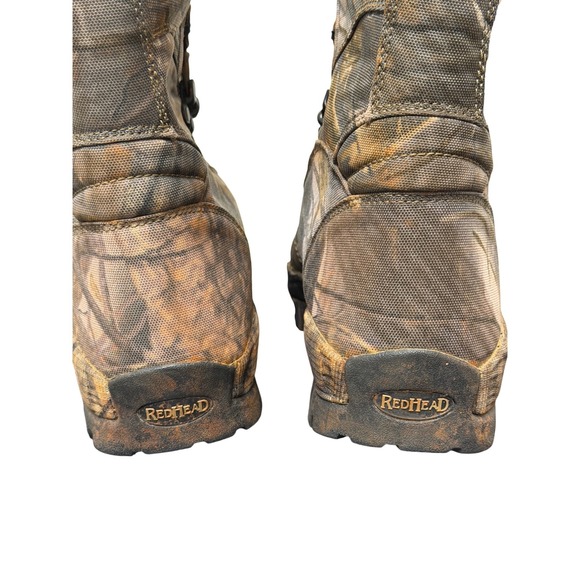 RedHead Hunting Boots Mens Camo RealTree Xtra Tall Lace Up Rugged Lug Sole main image 11